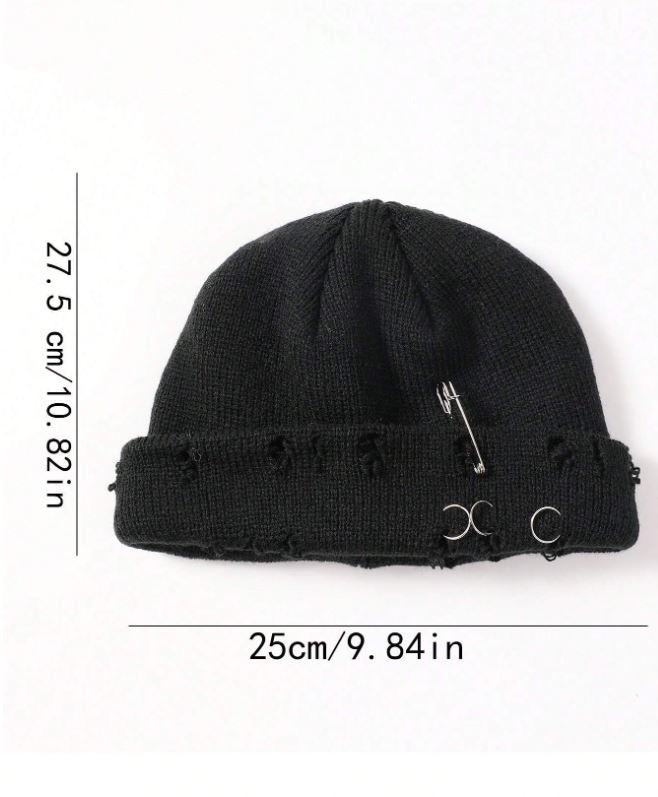 Knitted Hat With Thickening Lining