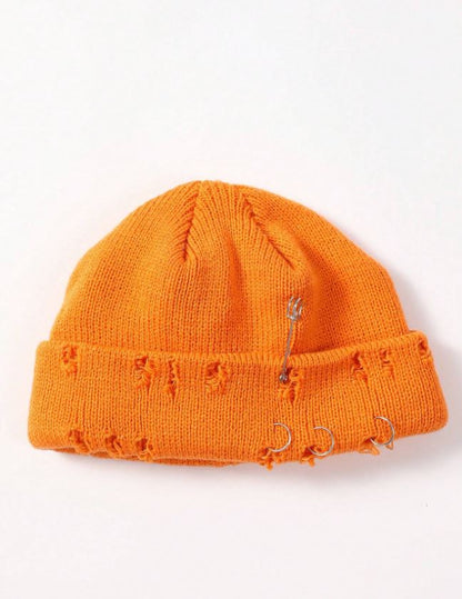 Knitted Hat With Thickening Lining